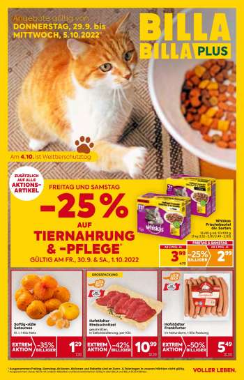 Angebote Billa - 29.9.2022 - 5.10.2022.
