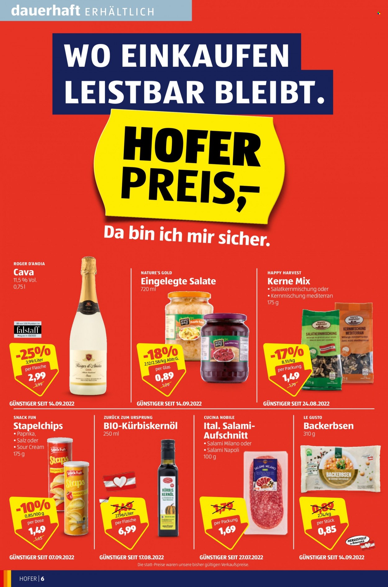 Angebote Hofer - 30.9.2022 - 6.10.2022. Seite 6
