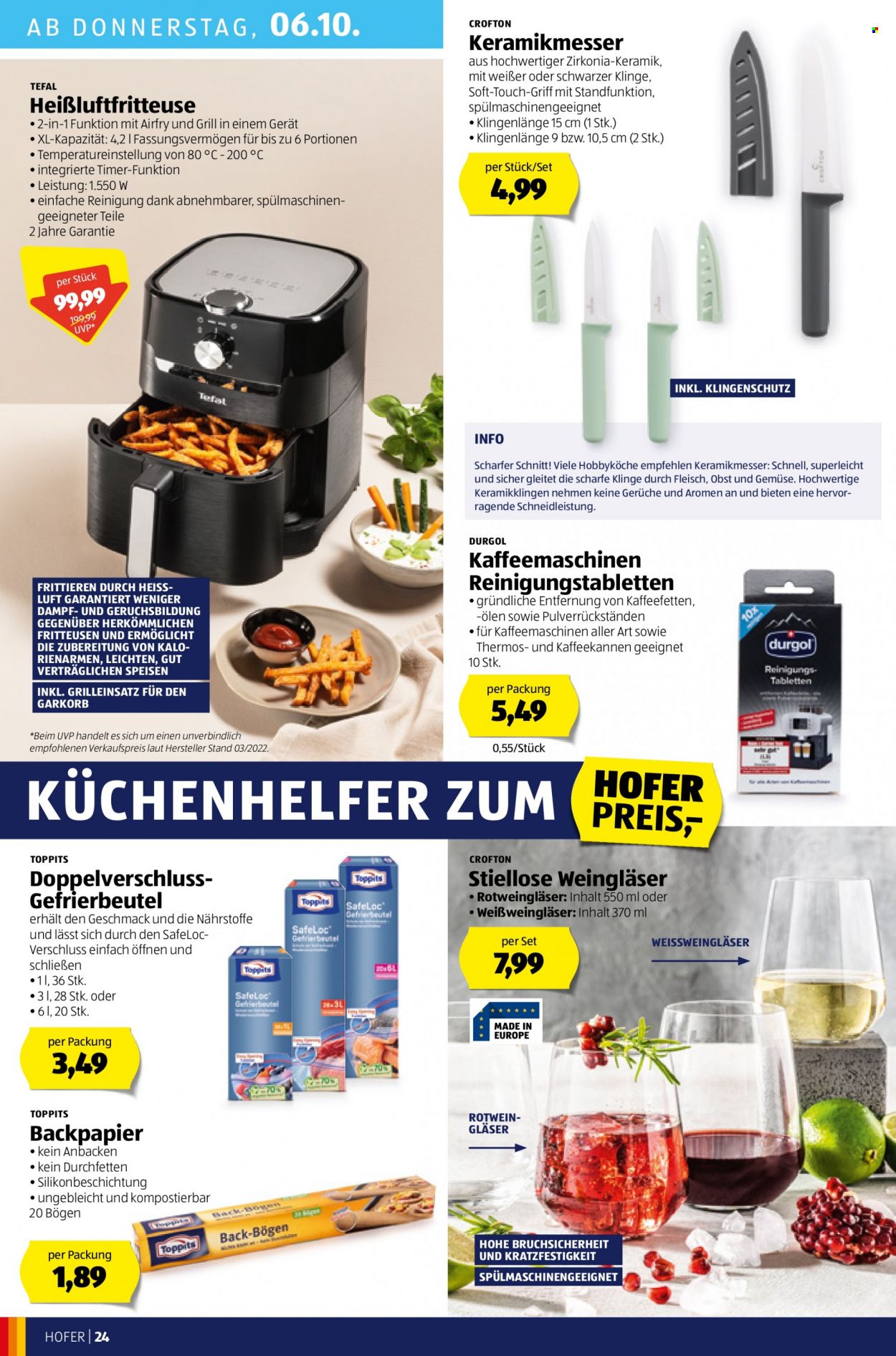 Angebote Hofer - 30.9.2022 - 6.10.2022. Seite 24