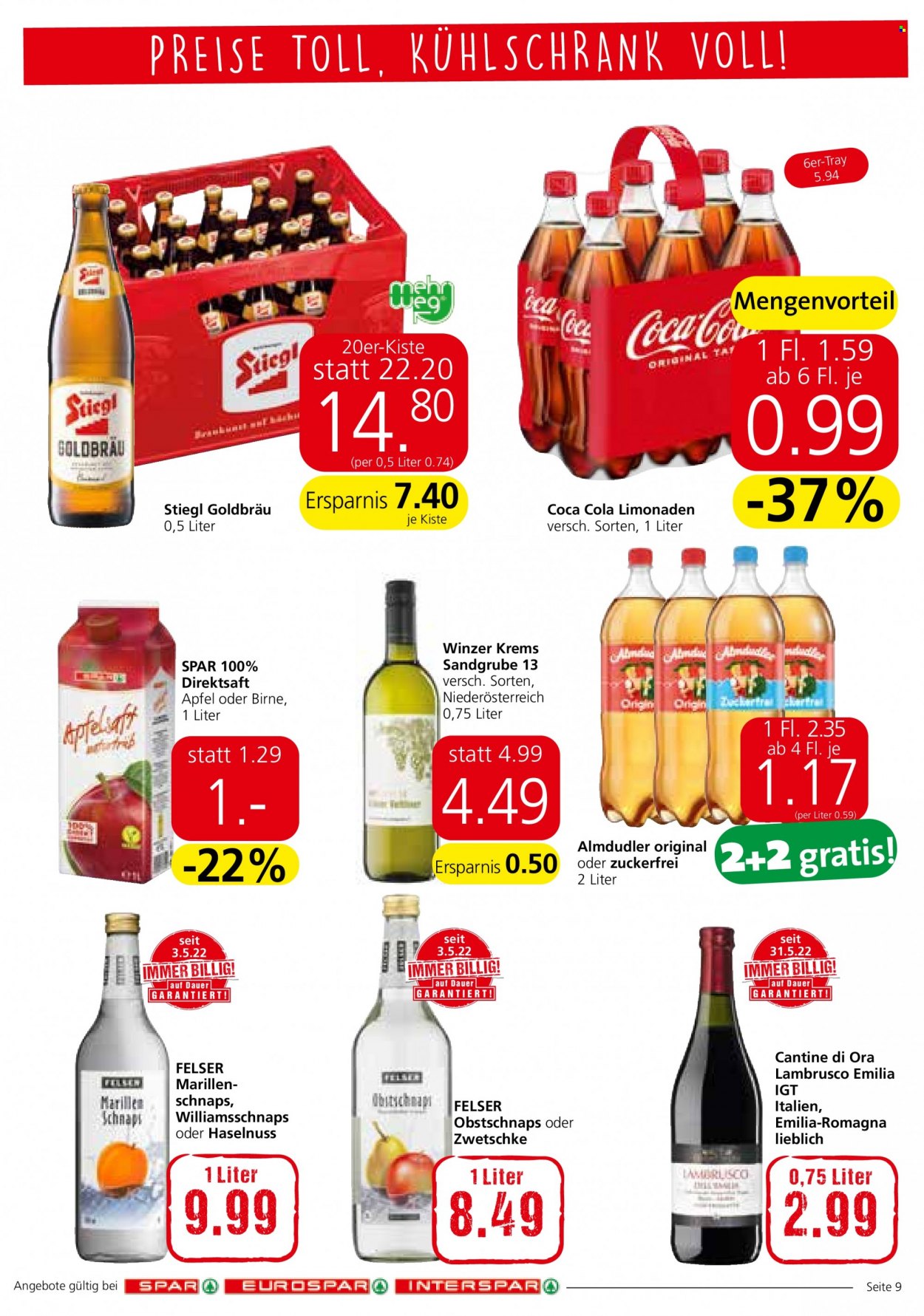 Angebote INTERSPAR - 29.9.2022 - 5.10.2022. Seite 9
