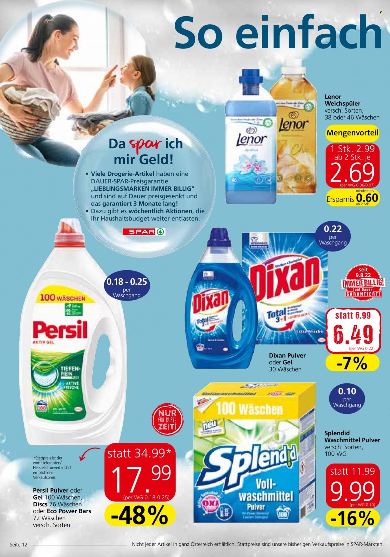 Angebote INTERSPAR - 29.9.2022 - 5.10.2022. Seite 12