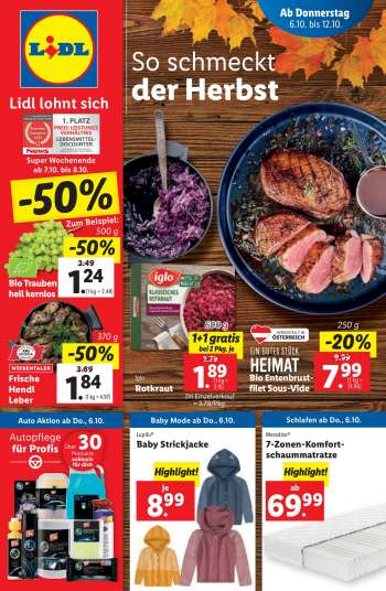 Angebote Lidl - 6.10.2022 - 12.10.2022.