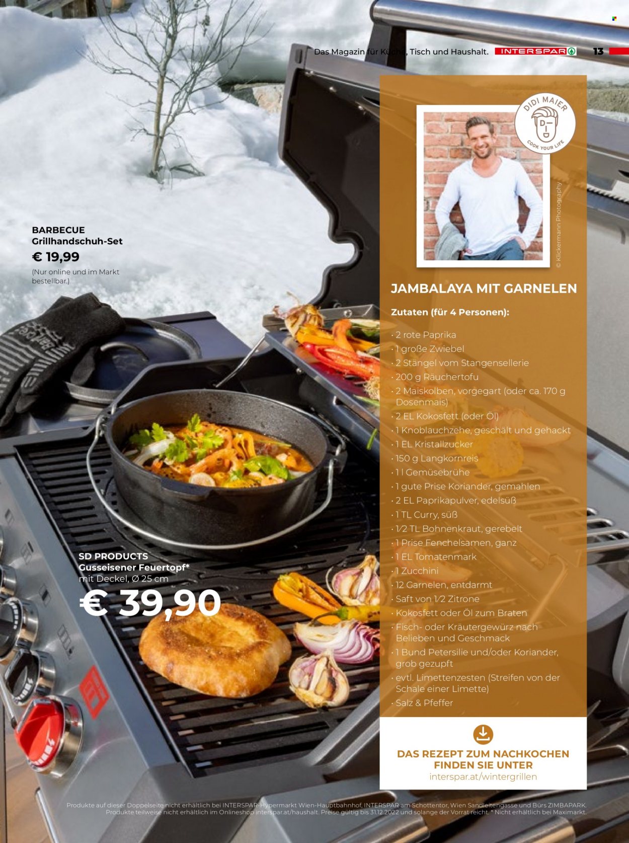 Angebote INTERSPAR - 3.10.2022 - 31.12.2022. Seite 13