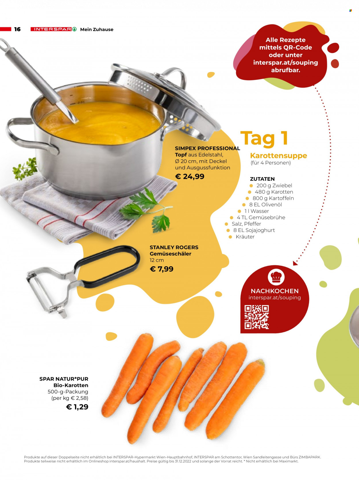 Angebote INTERSPAR - 3.10.2022 - 31.12.2022. Seite 16