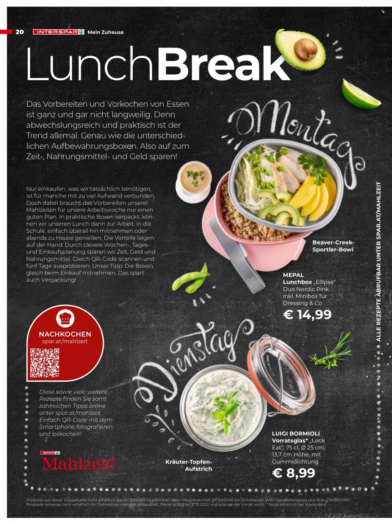 Angebote INTERSPAR - 3.10.2022 - 31.12.2022. Seite 20