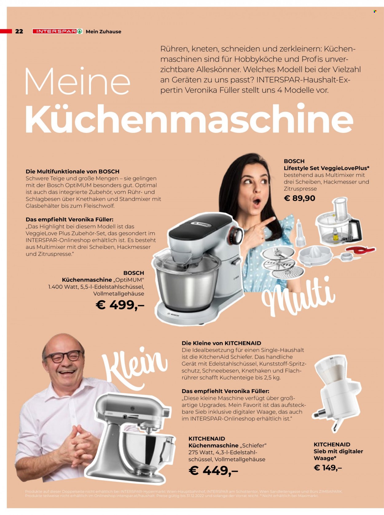 Angebote INTERSPAR - 3.10.2022 - 31.12.2022. Seite 22