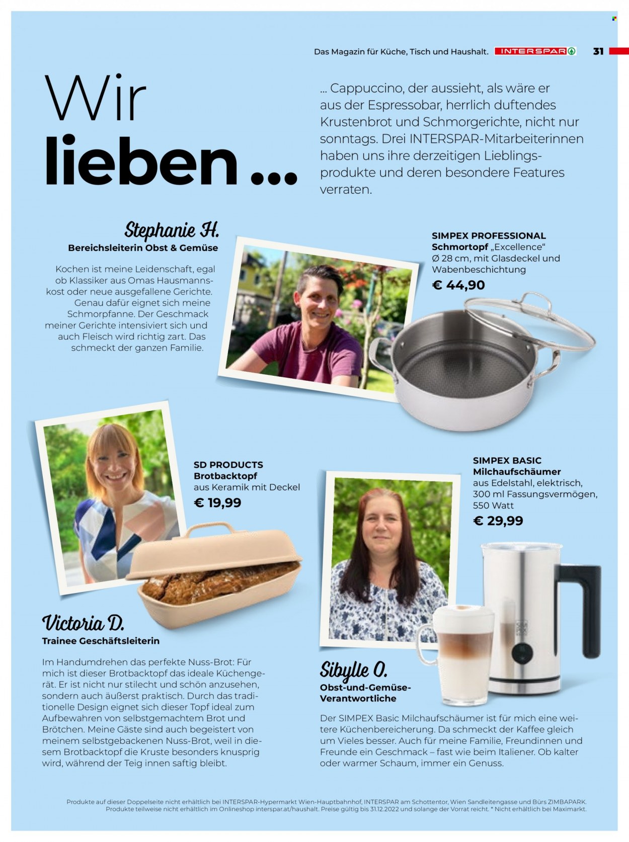 Angebote INTERSPAR - 3.10.2022 - 31.12.2022. Seite 31