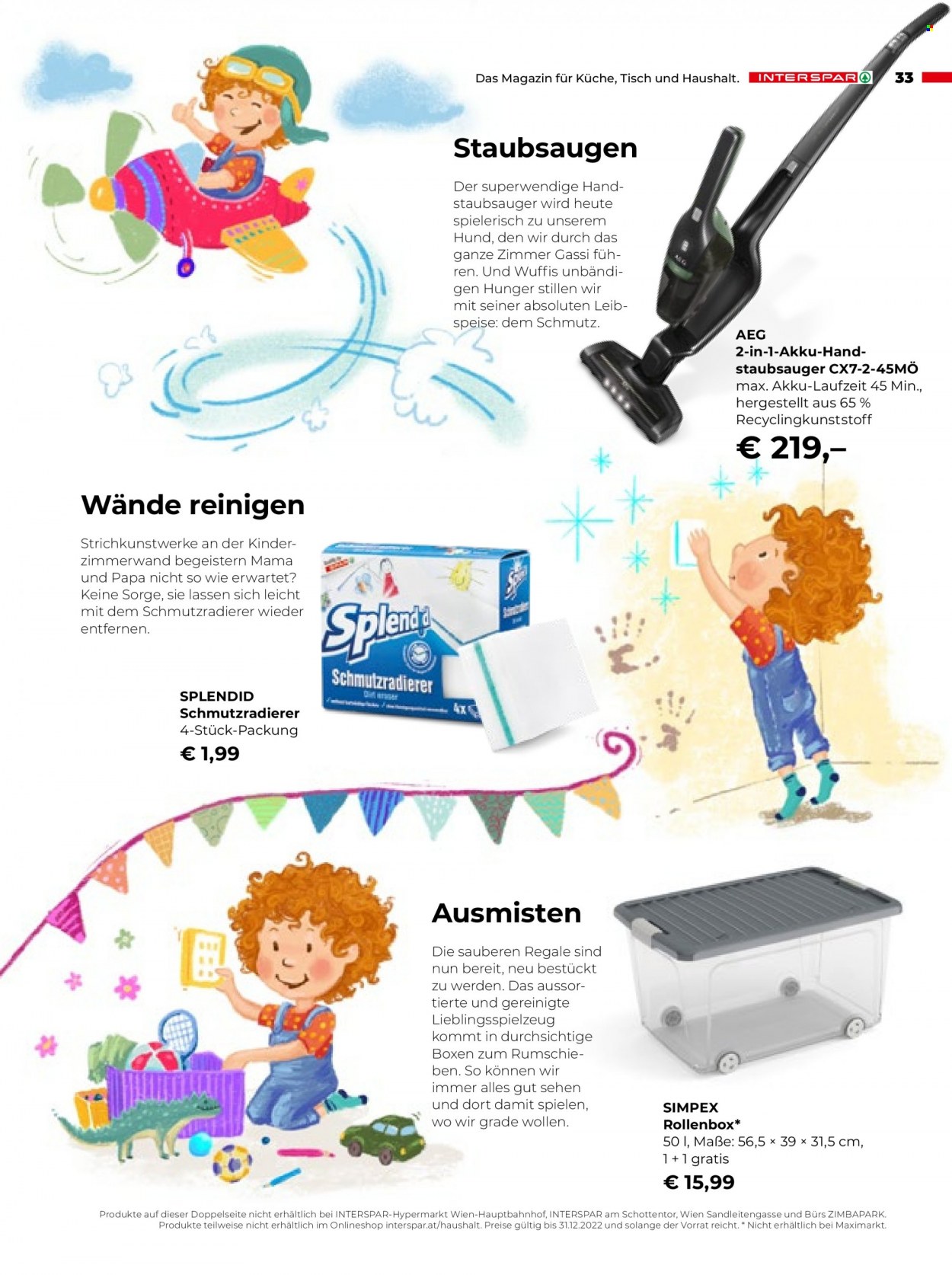 Angebote INTERSPAR - 3.10.2022 - 31.12.2022. Seite 33