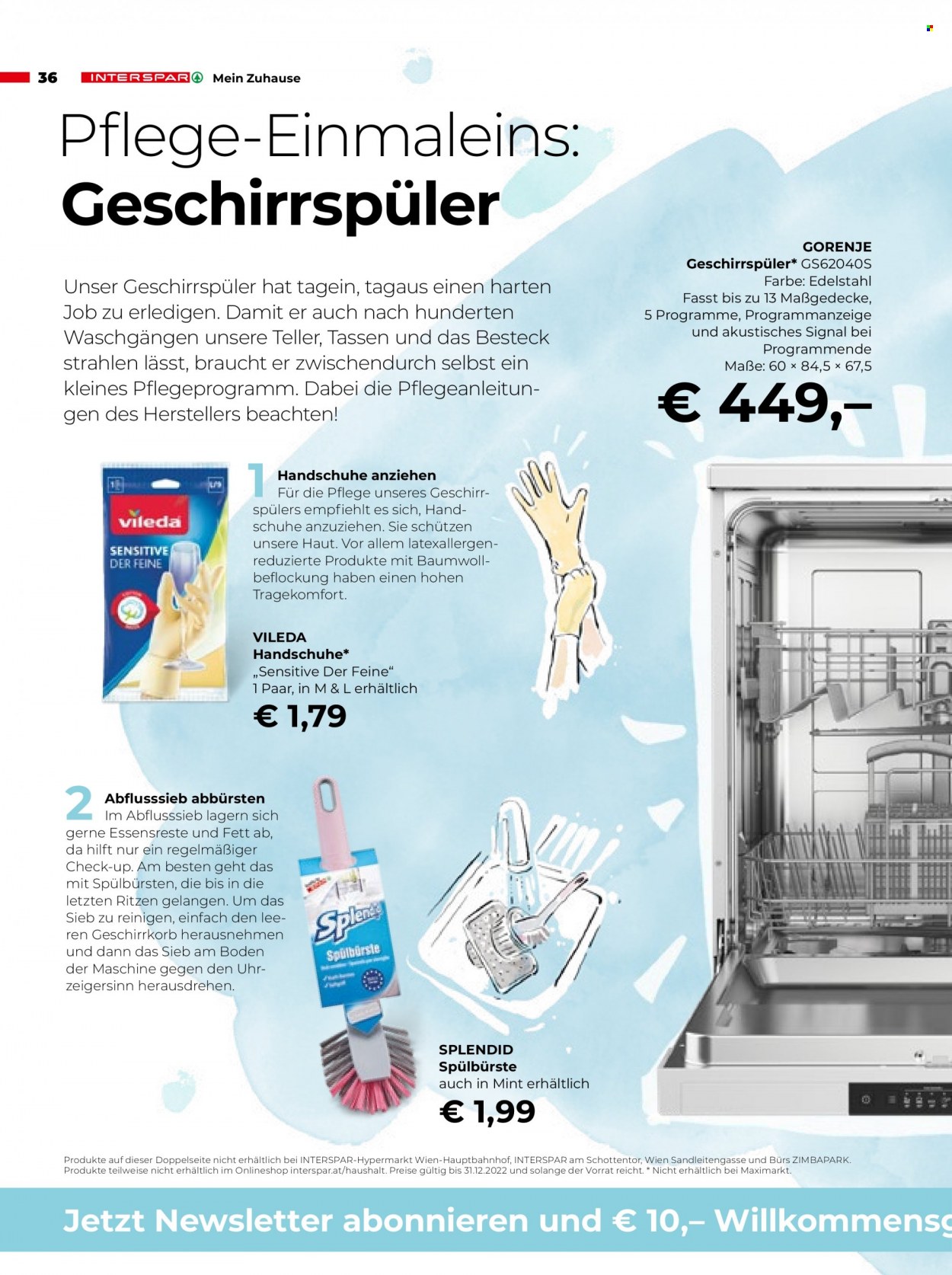 Angebote INTERSPAR - 3.10.2022 - 31.12.2022. Seite 36