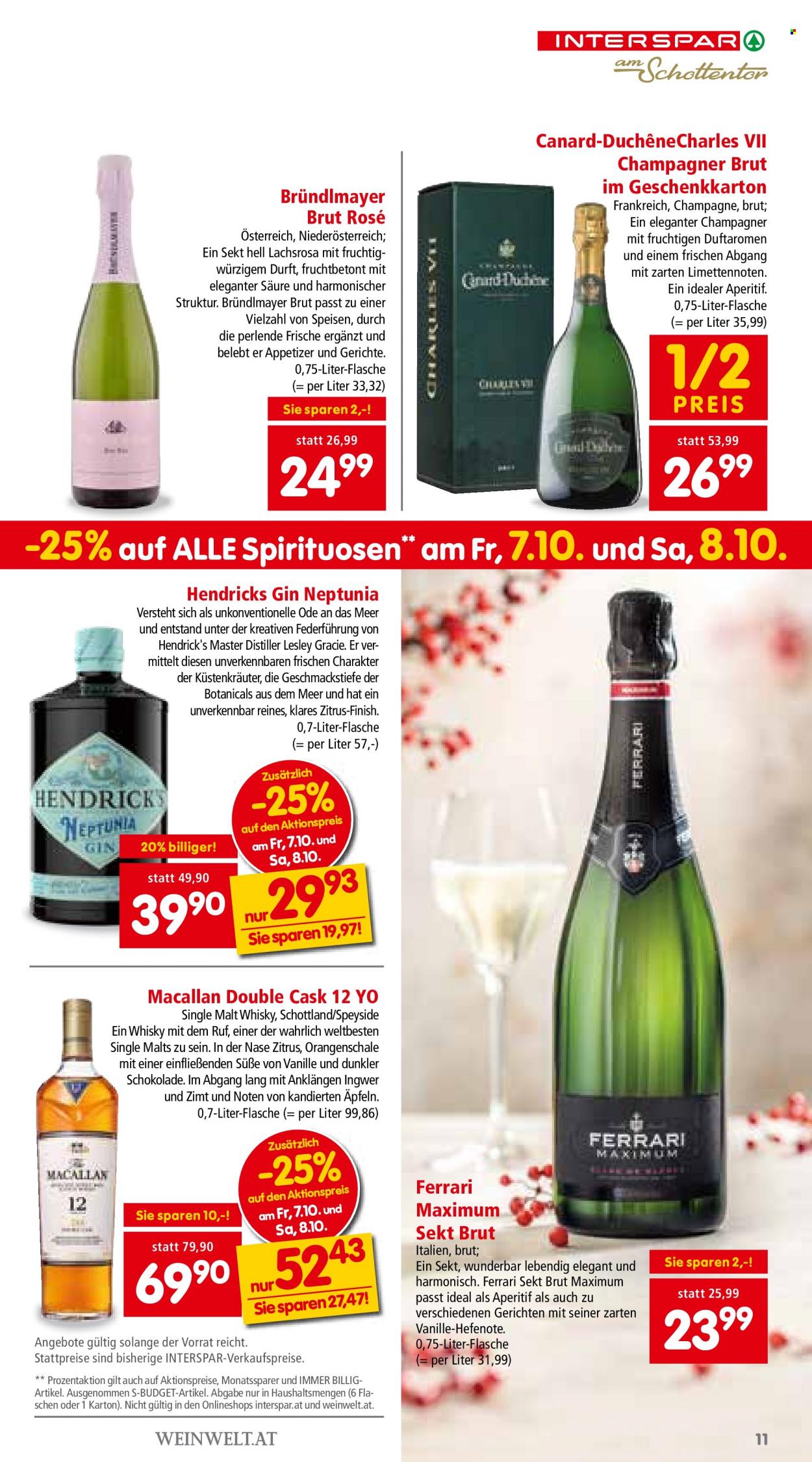 Angebote INTERSPAR - 6.10.2022 - 19.10.2022. Seite 11