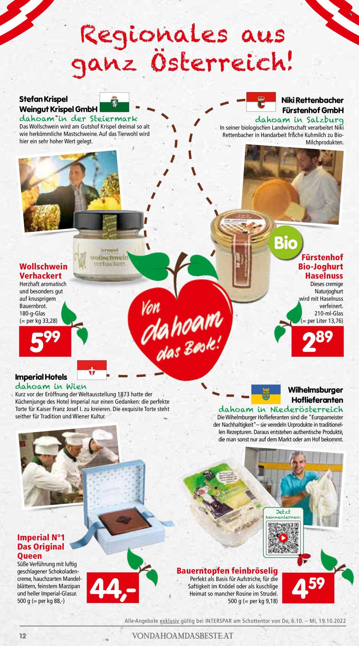 Angebote INTERSPAR - 6.10.2022 - 19.10.2022. Seite 12