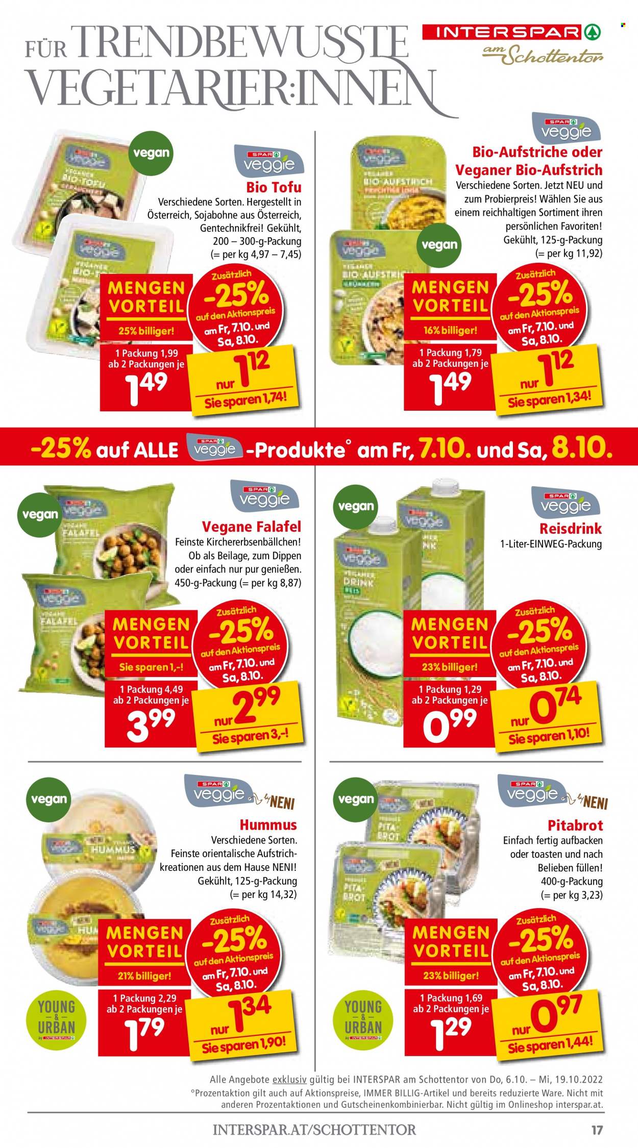Angebote INTERSPAR - 6.10.2022 - 19.10.2022. Seite 17