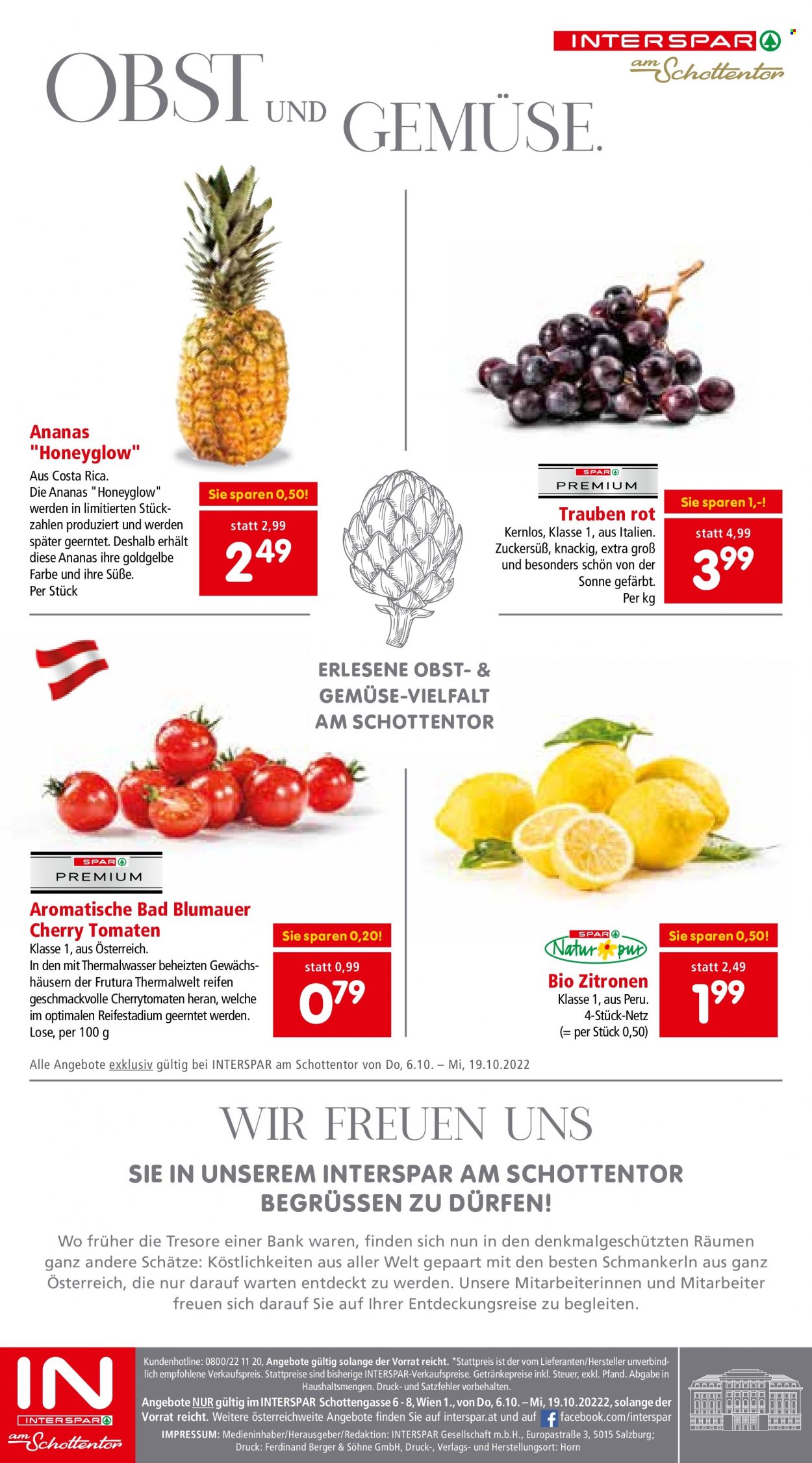 Angebote INTERSPAR - 6.10.2022 - 19.10.2022. Seite 20