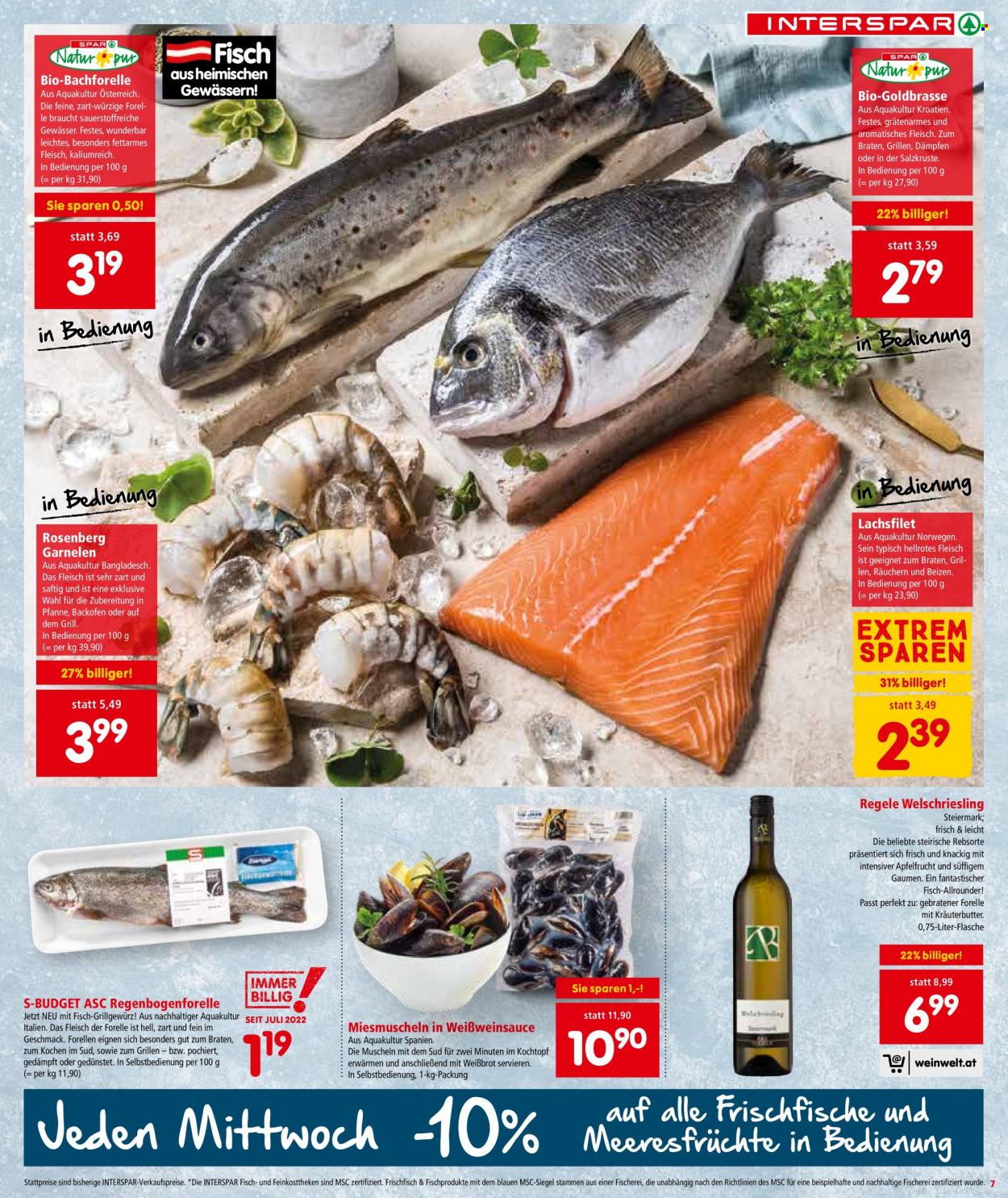 Angebote INTERSPAR - 6.10.2022 - 19.10.2022. Seite 7