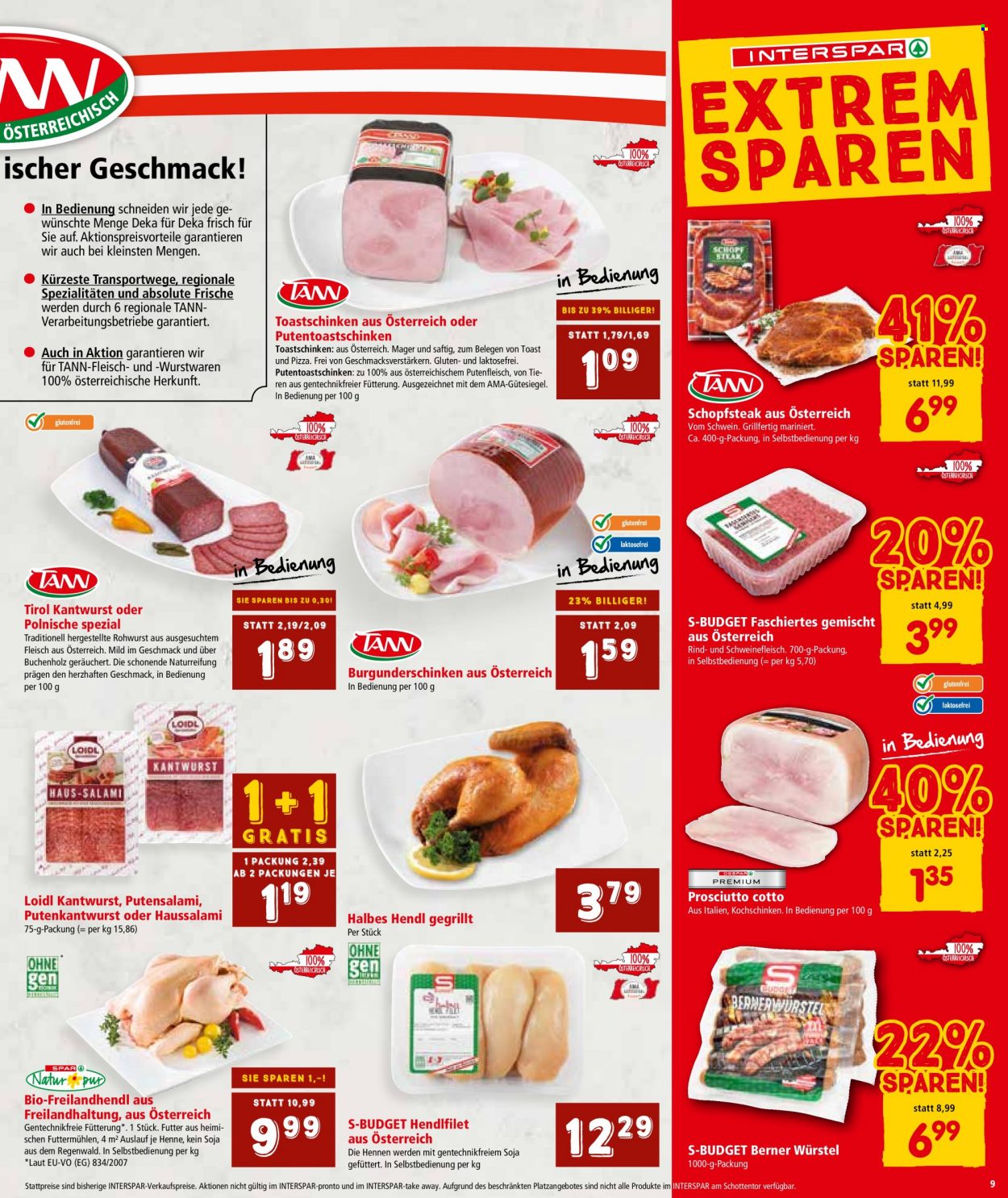 Angebote INTERSPAR - 6.10.2022 - 19.10.2022. Seite 9
