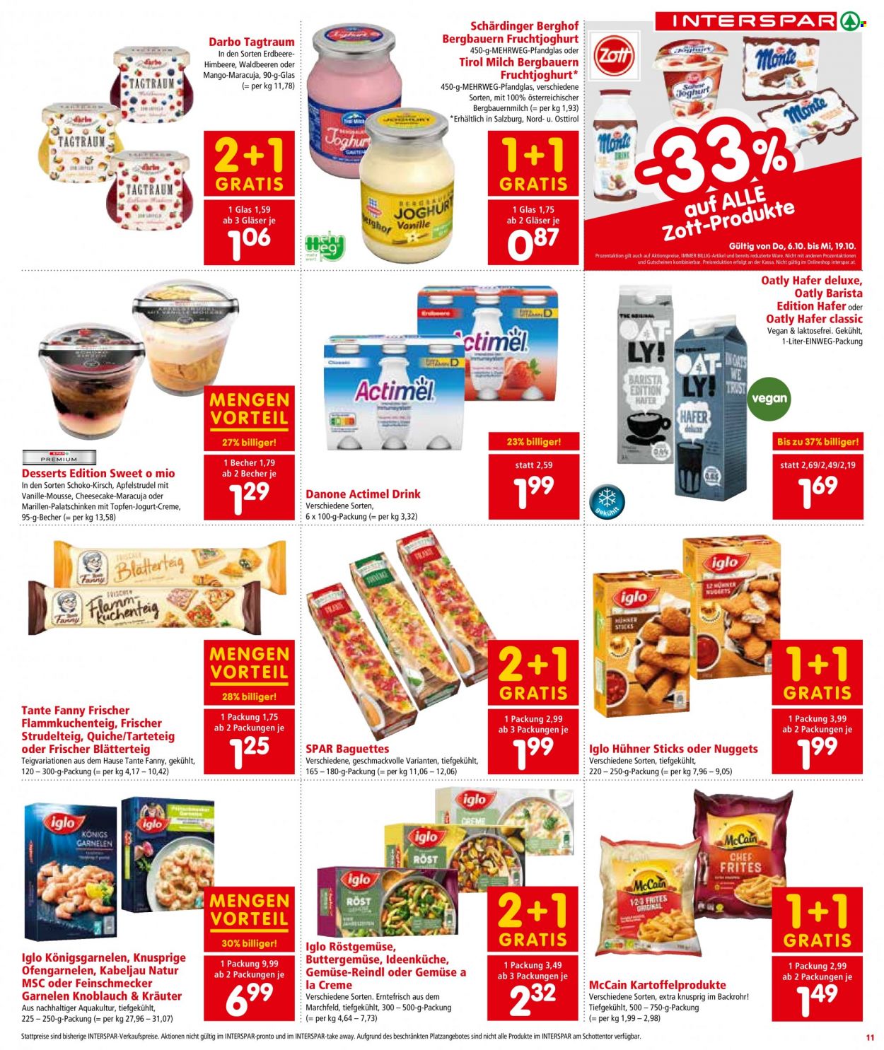 Angebote INTERSPAR - 6.10.2022 - 19.10.2022. Seite 11