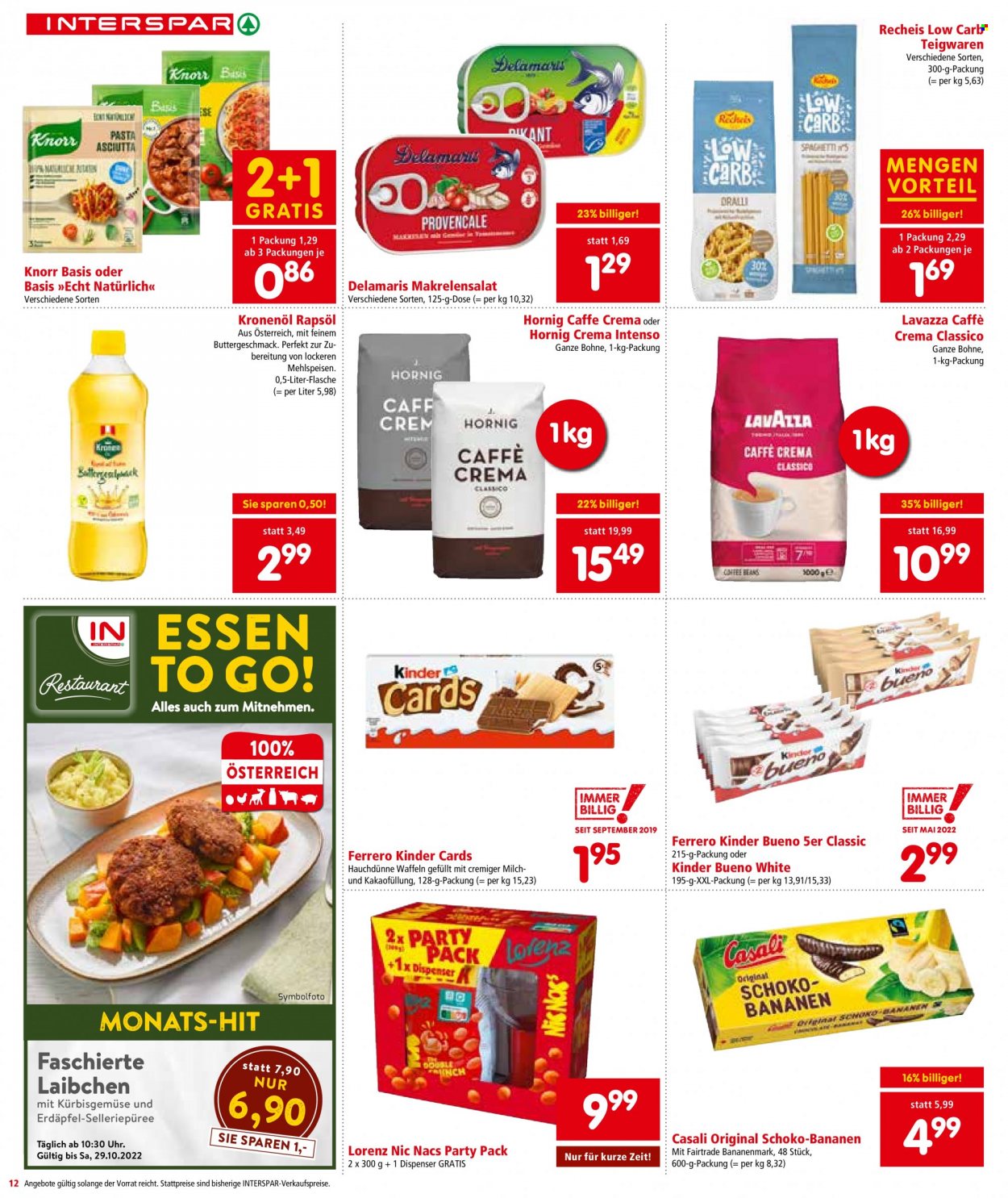 Angebote INTERSPAR - 6.10.2022 - 19.10.2022. Seite 12