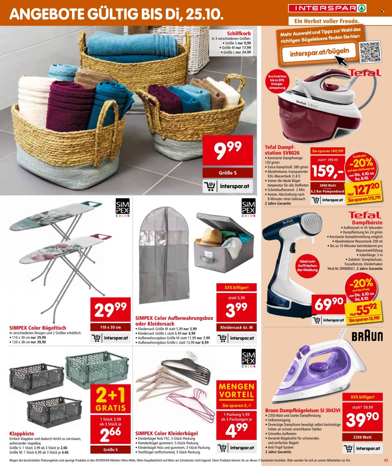 Angebote INTERSPAR - 6.10.2022 - 19.10.2022. Seite 17