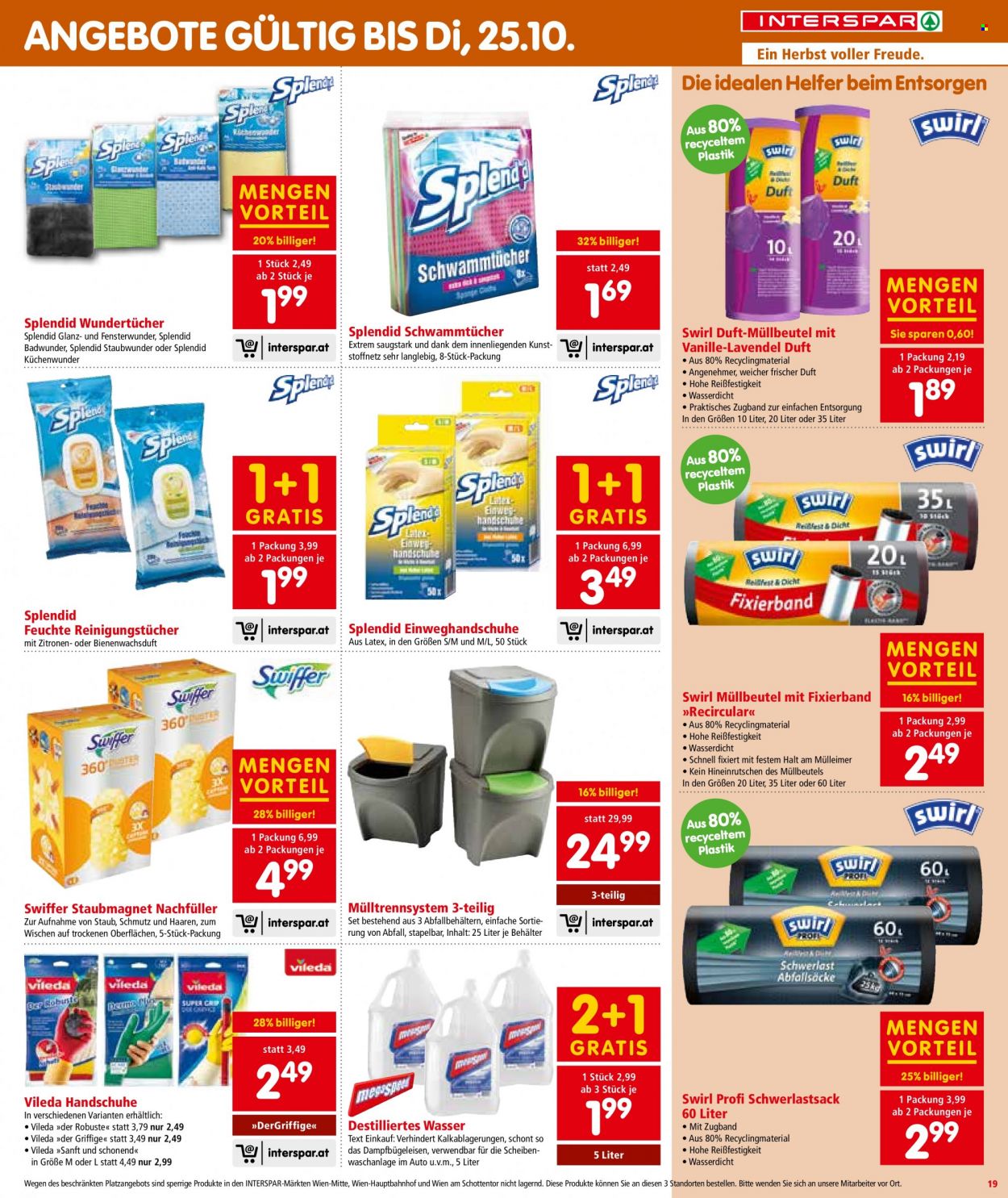 Angebote INTERSPAR - 6.10.2022 - 19.10.2022. Seite 19