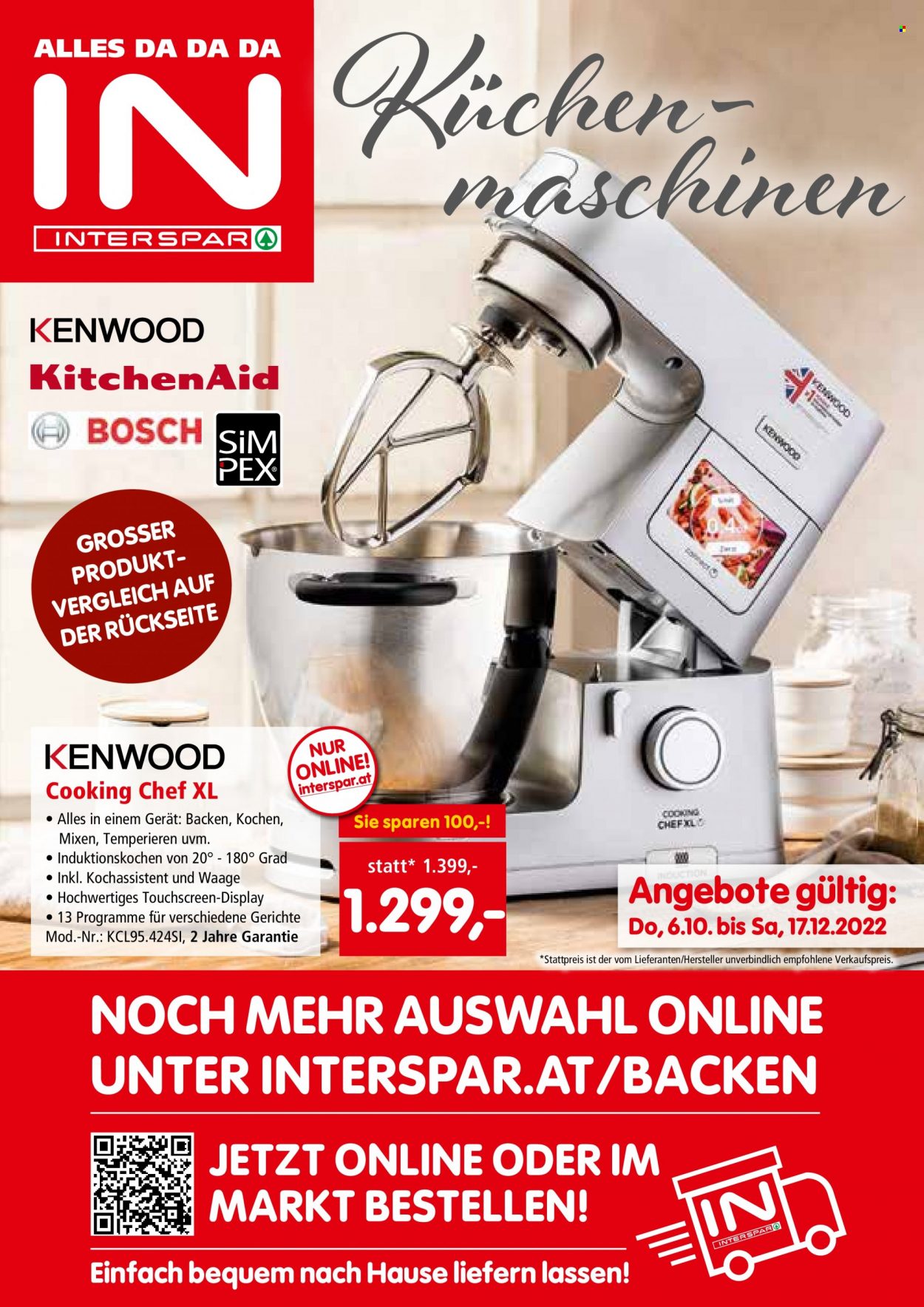 Angebote INTERSPAR - 6.10.2022 - 17.12.2022. Seite 1