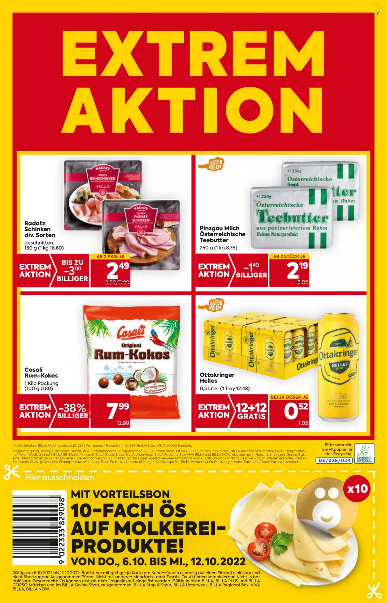 Angebote Billa - 6.10.2022 - 12.10.2022. Seite 20