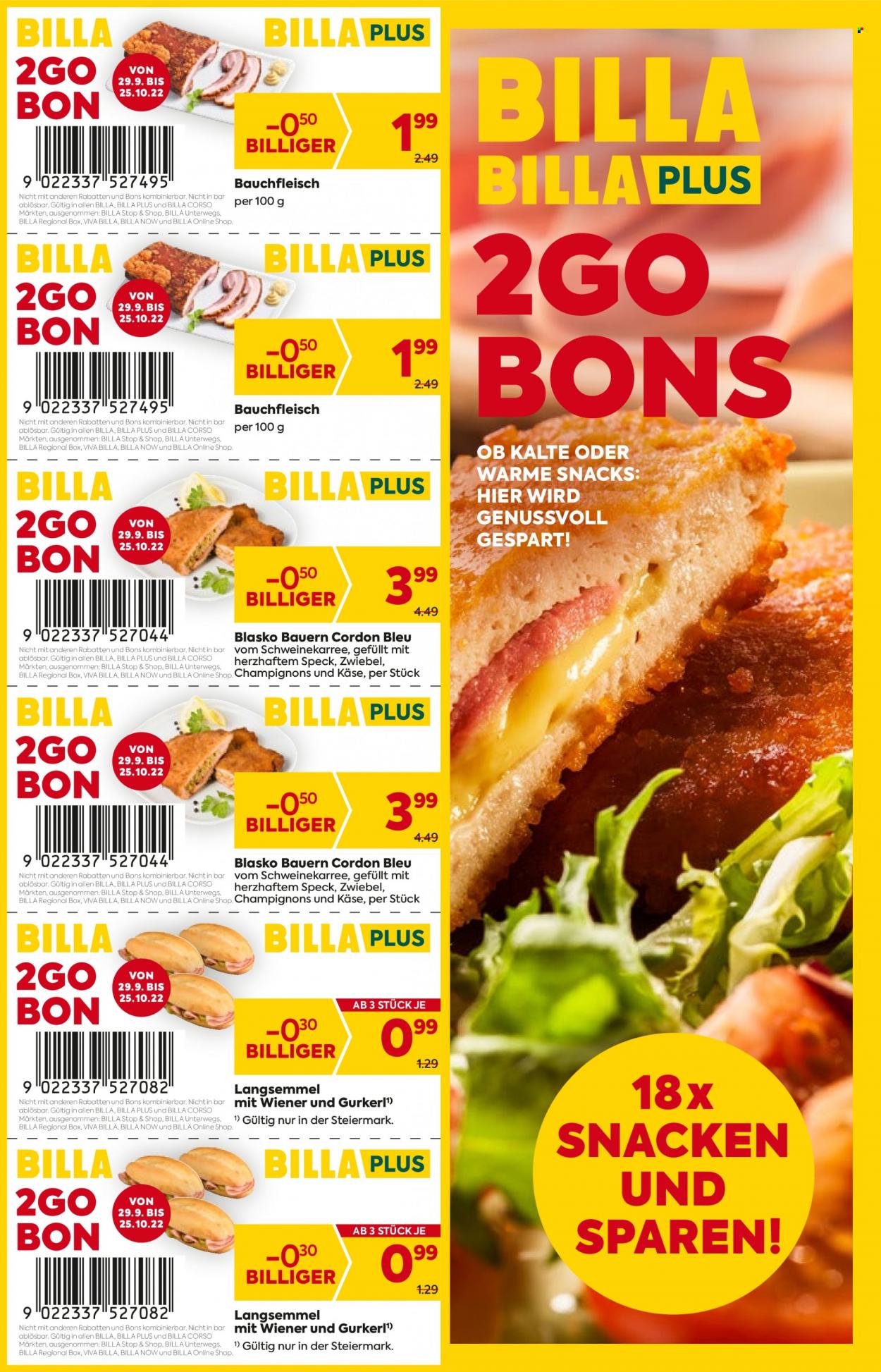 Angebote Billa - 29.9.2022 - 25.10.2022. Seite 2