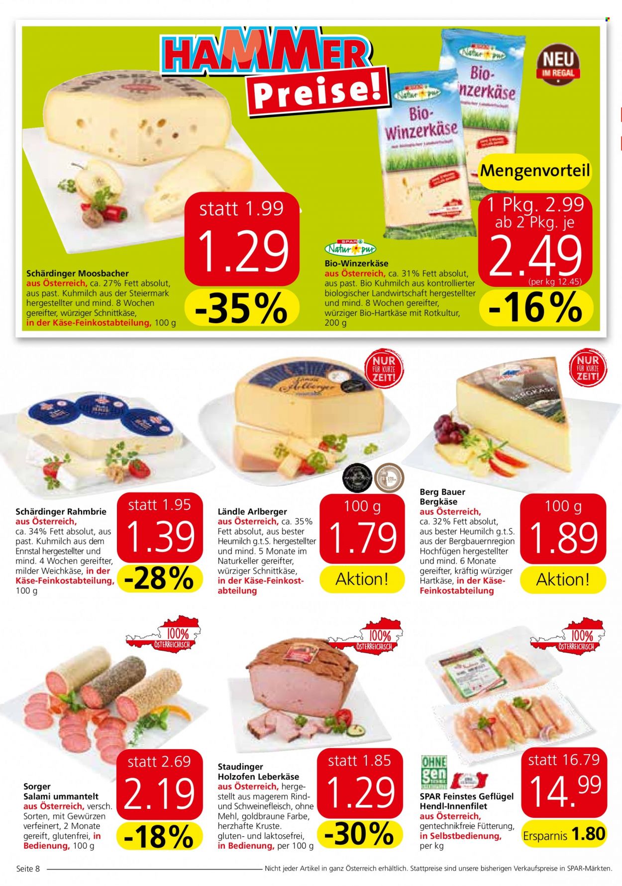 Angebote SPAR - 6.10.2022 - 19.10.2022. Seite 8