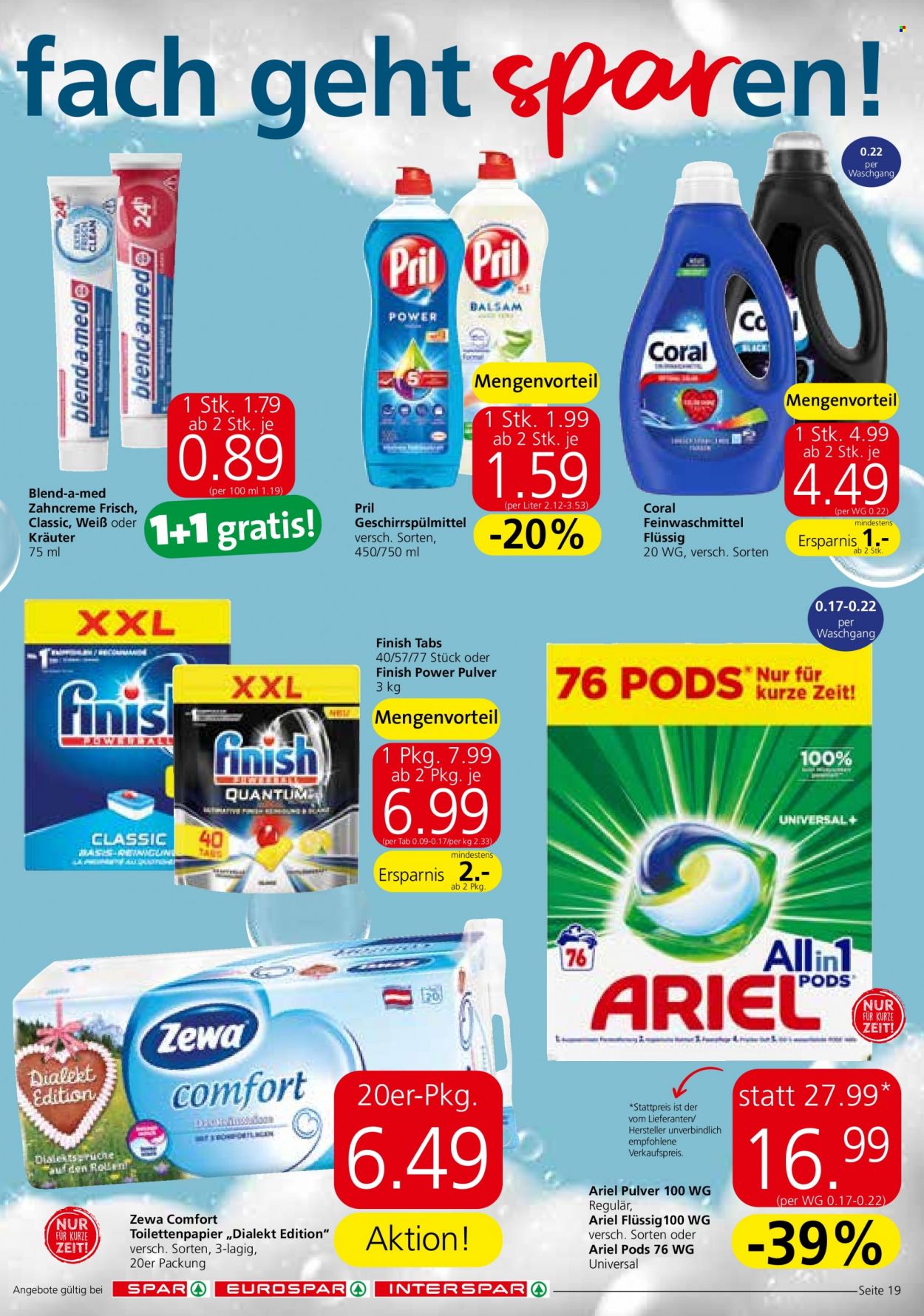 Angebote SPAR - 6.10.2022 - 19.10.2022. Seite 19