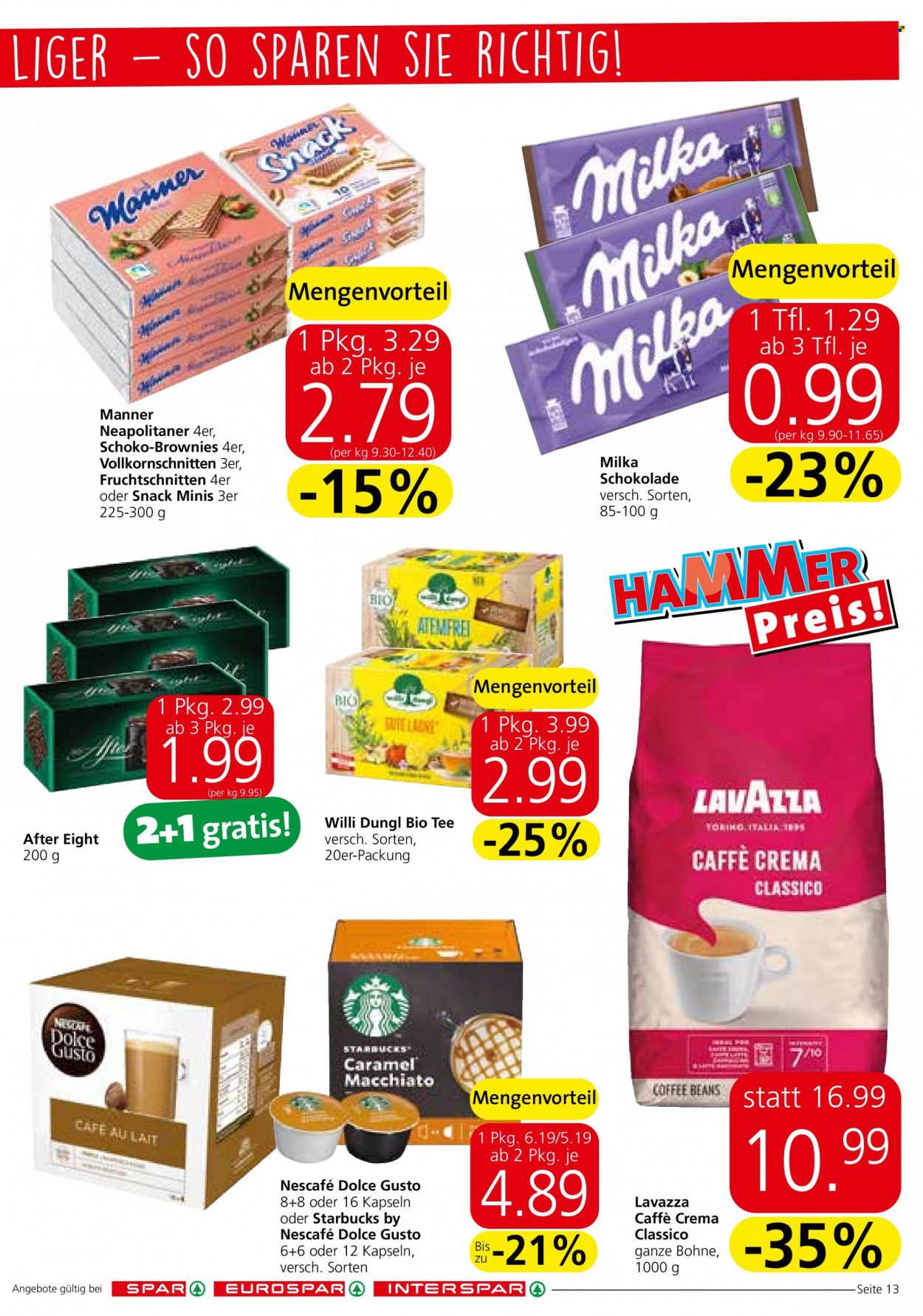 Angebote EUROSPAR - 6.10.2022 - 19.10.2022. Seite 13