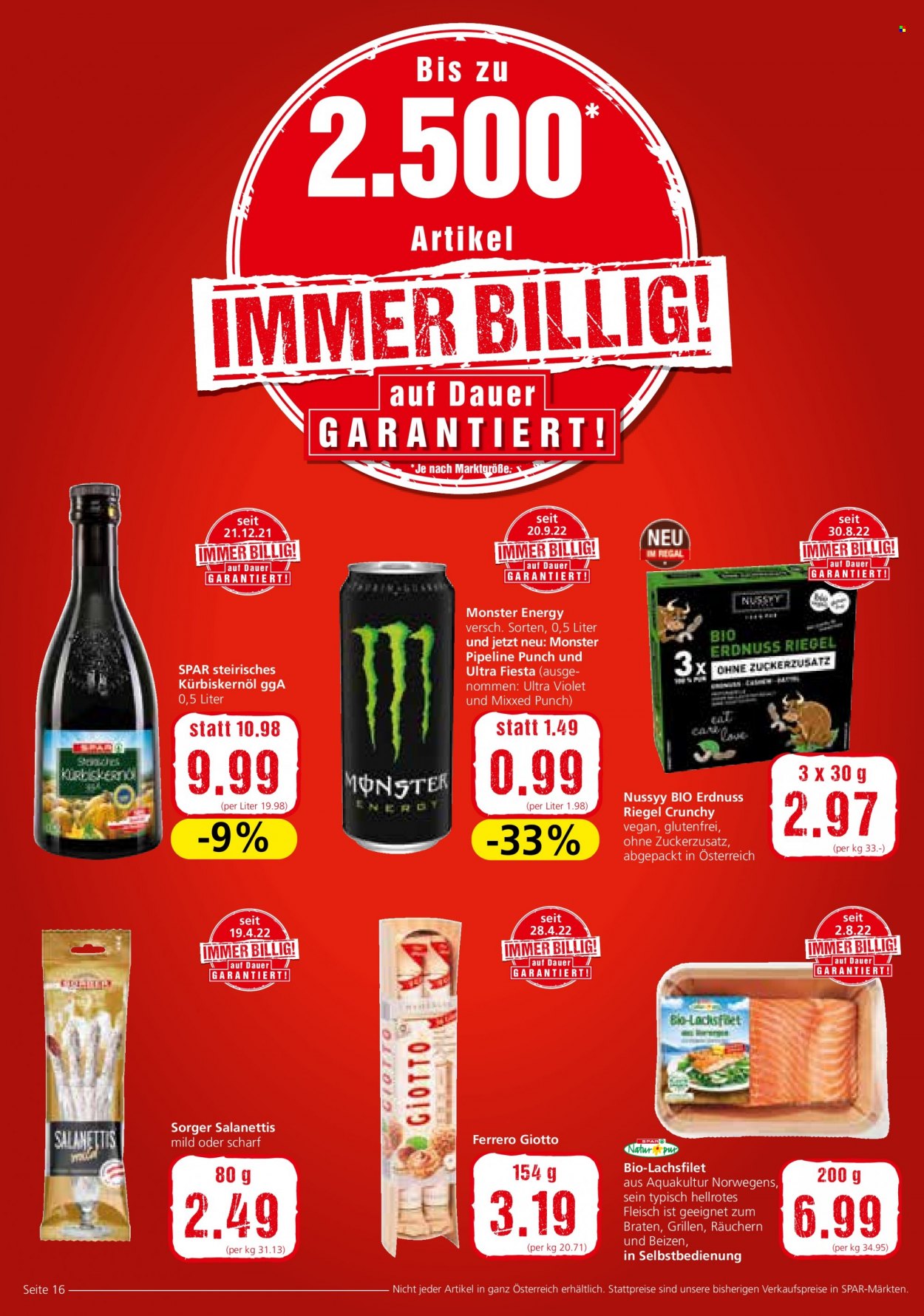 Angebote EUROSPAR - 6.10.2022 - 19.10.2022. Seite 16