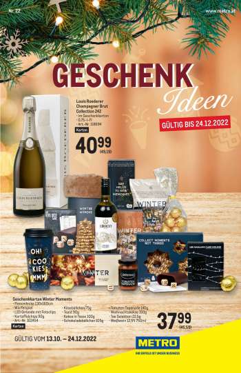 Angebote Metro - 13.10.2022 - 24.12.2022.