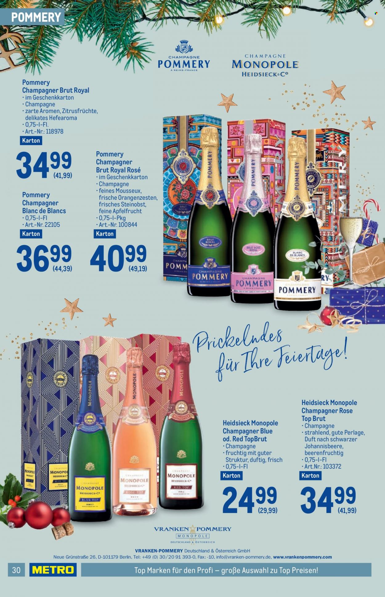 Angebote Metro - 13.10.2022 - 24.12.2022. Seite 30