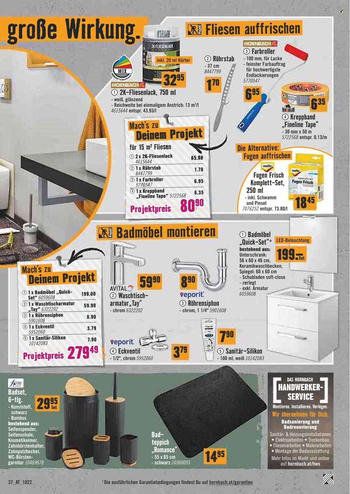 Angebote Hornbach - 1.10.2022 - 19.10.2022. Seite 36