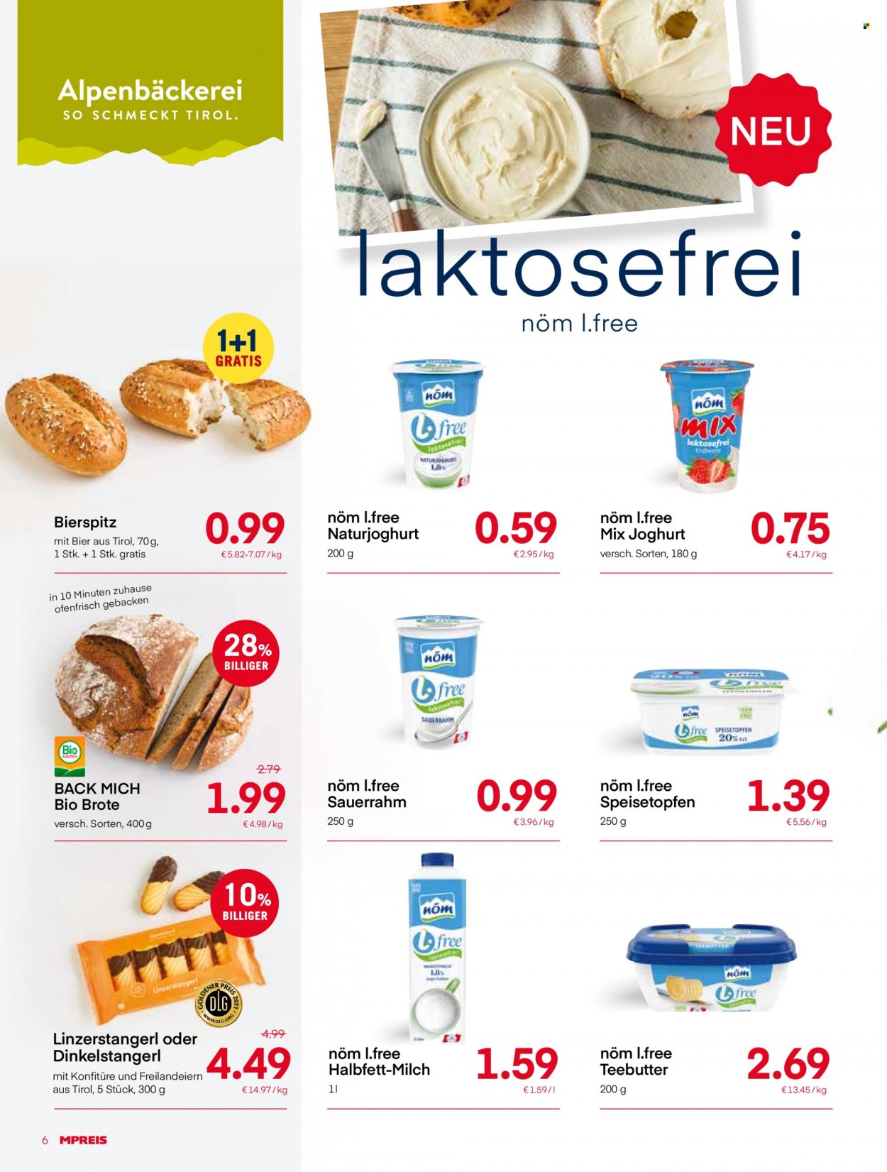 Angebote MPREIS - 3.10.2022 - 10.10.2022. Seite 6