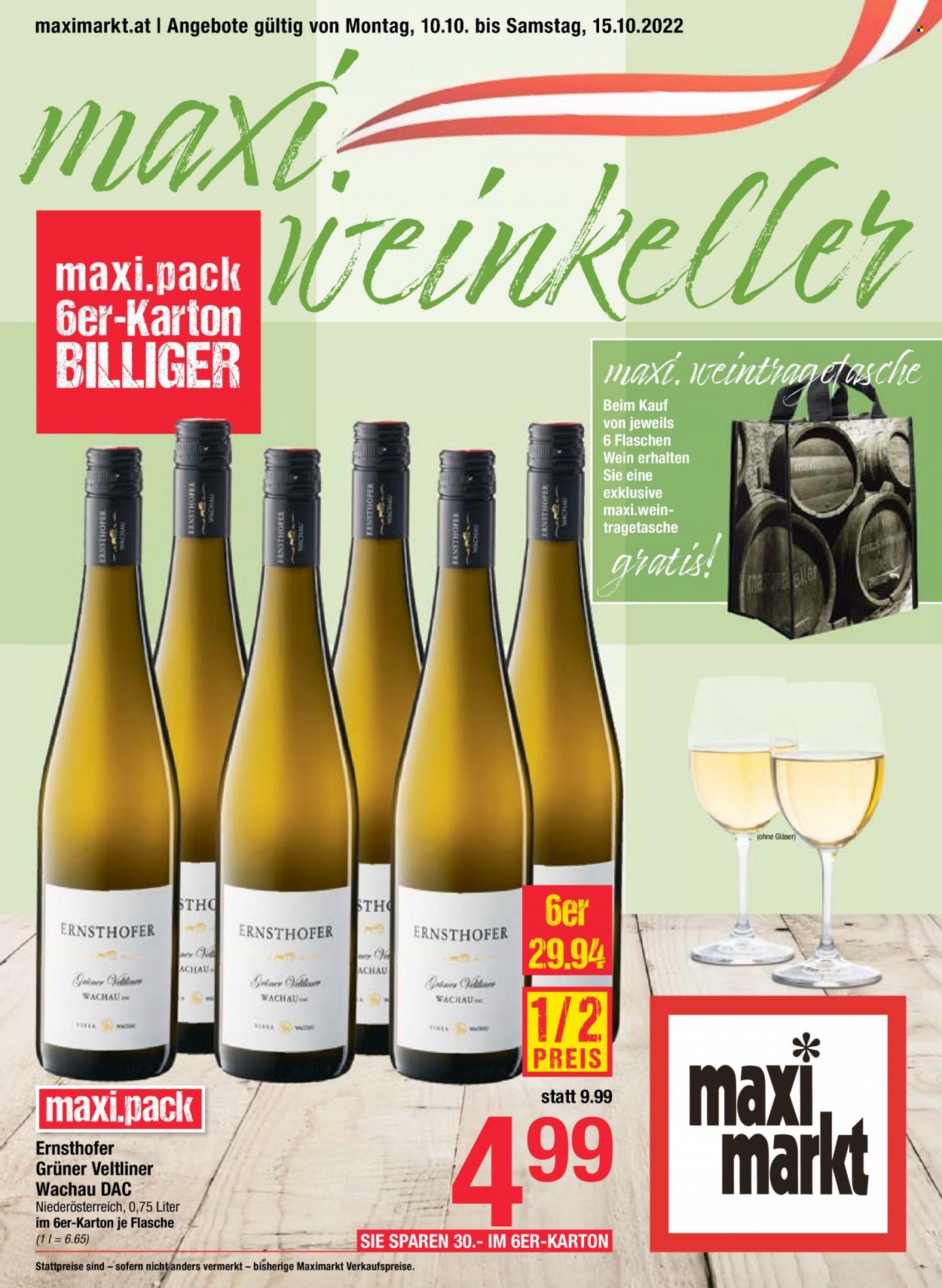 Angebote Maximarkt - 10.10.2022 - 15.10.2022. Seite 1