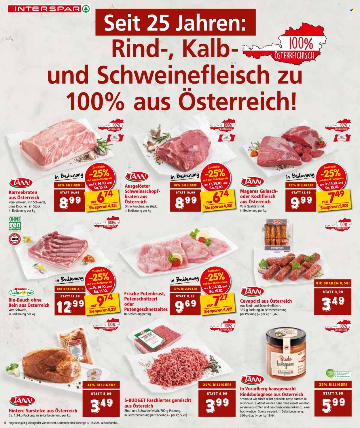 Angebote INTERSPAR - 13.10.2022 - 19.10.2022. Seite 4