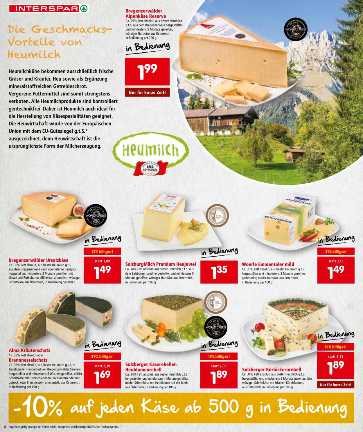 Angebote INTERSPAR - 13.10.2022 - 19.10.2022. Seite 8