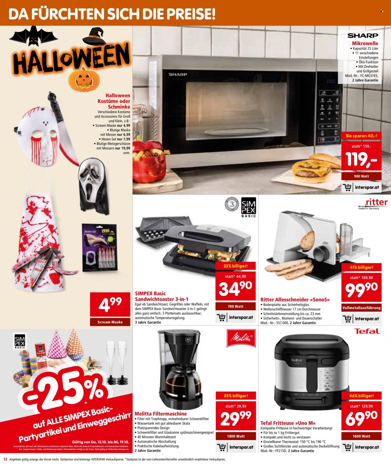 Angebote INTERSPAR - 13.10.2022 - 19.10.2022. Seite 12