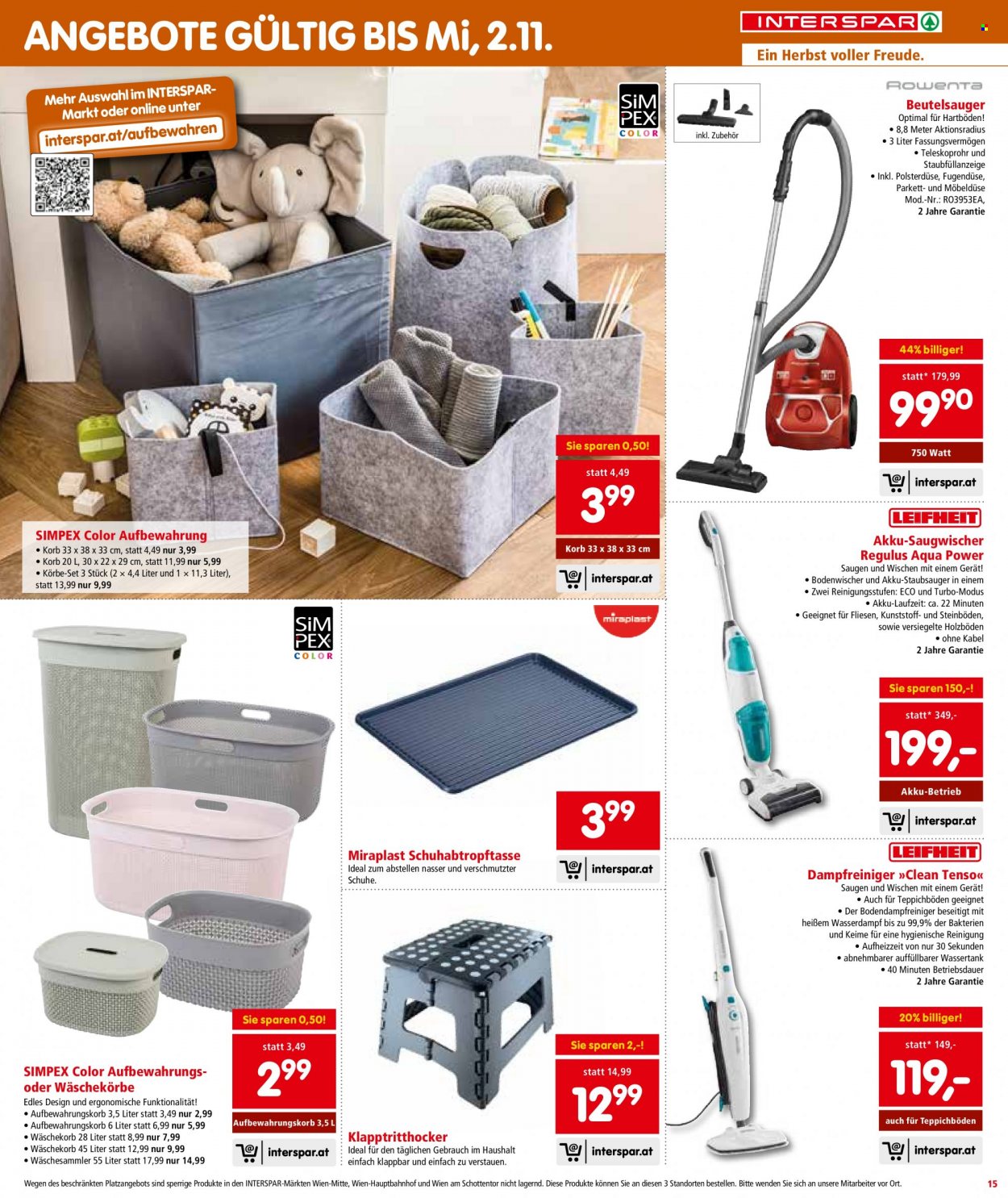 Angebote INTERSPAR - 13.10.2022 - 19.10.2022. Seite 15