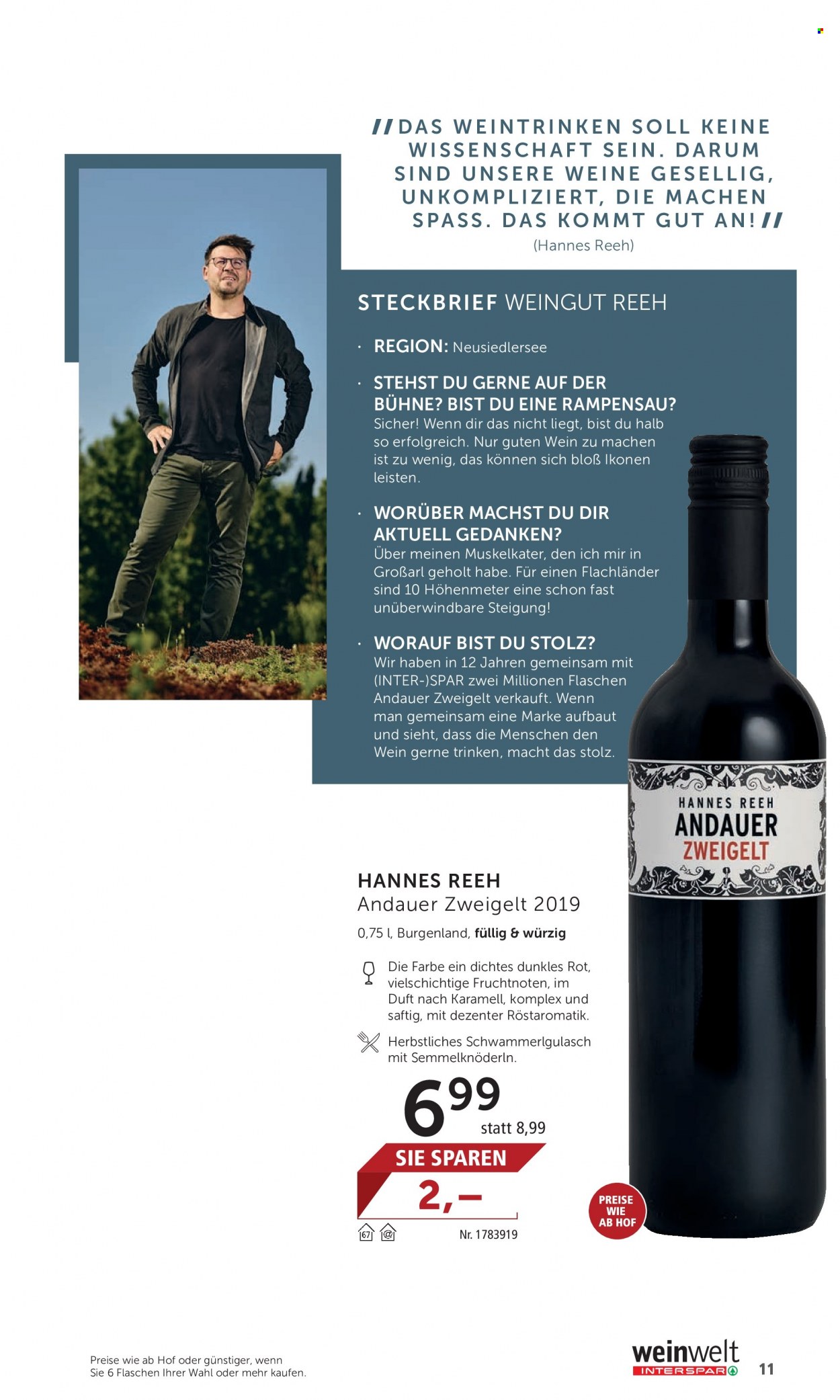 Angebote INTERSPAR - 13.10.2022 - 9.11.2022. Seite 11