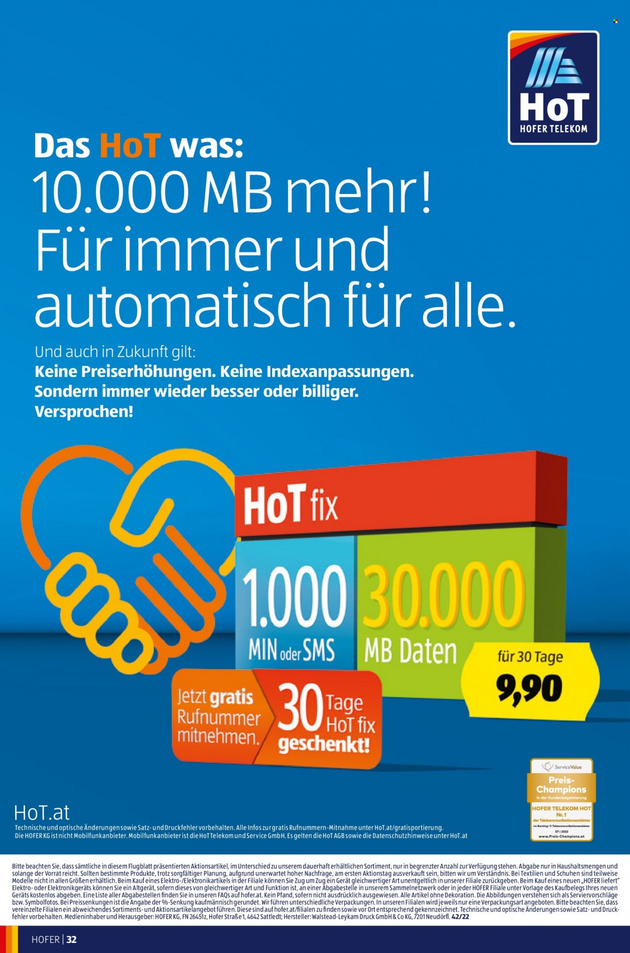 Angebote Hofer - 14.10.2022 - 20.10.2022. Seite 32