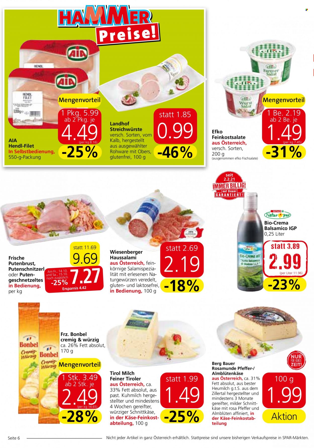 Angebote SPAR - 13.10.2022 - 19.10.2022. Seite 6