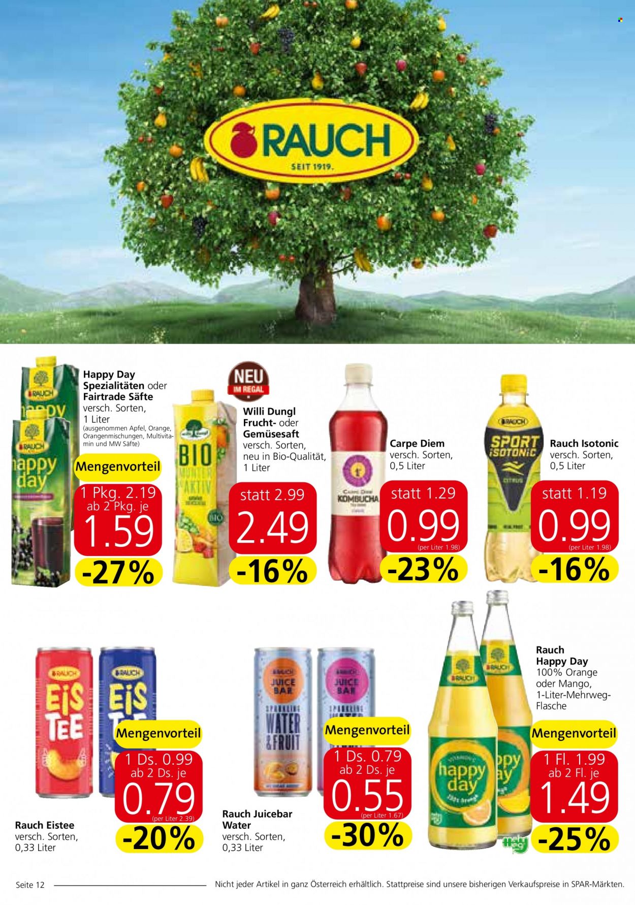 Angebote SPAR - 13.10.2022 - 19.10.2022. Seite 12