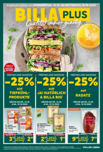 Angebote Billa Plus - 13.10.2022 - 19.10.2022.