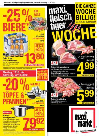 Angebote Maximarkt - 17.10.2022 - 22.10.2022.
