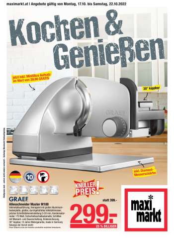Angebote Maximarkt - 17.10.2022 - 22.10.2022.