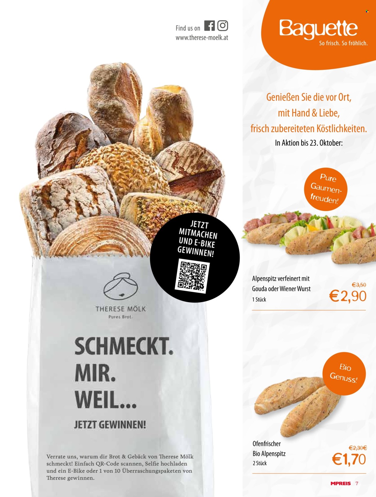 Angebote MPREIS - 17.10.2022 - 23.10.2022. Seite 7
