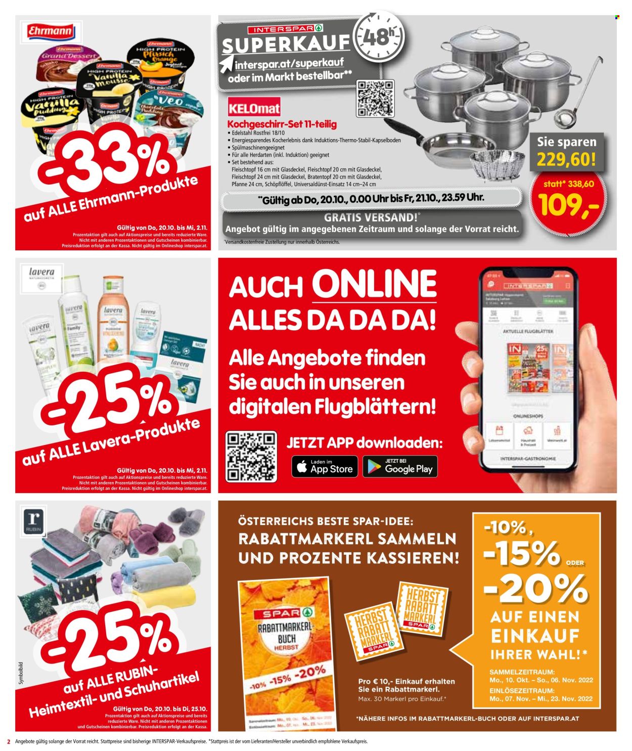 Angebote INTERSPAR - 20.10.2022 - 2.11.2022. Seite 2