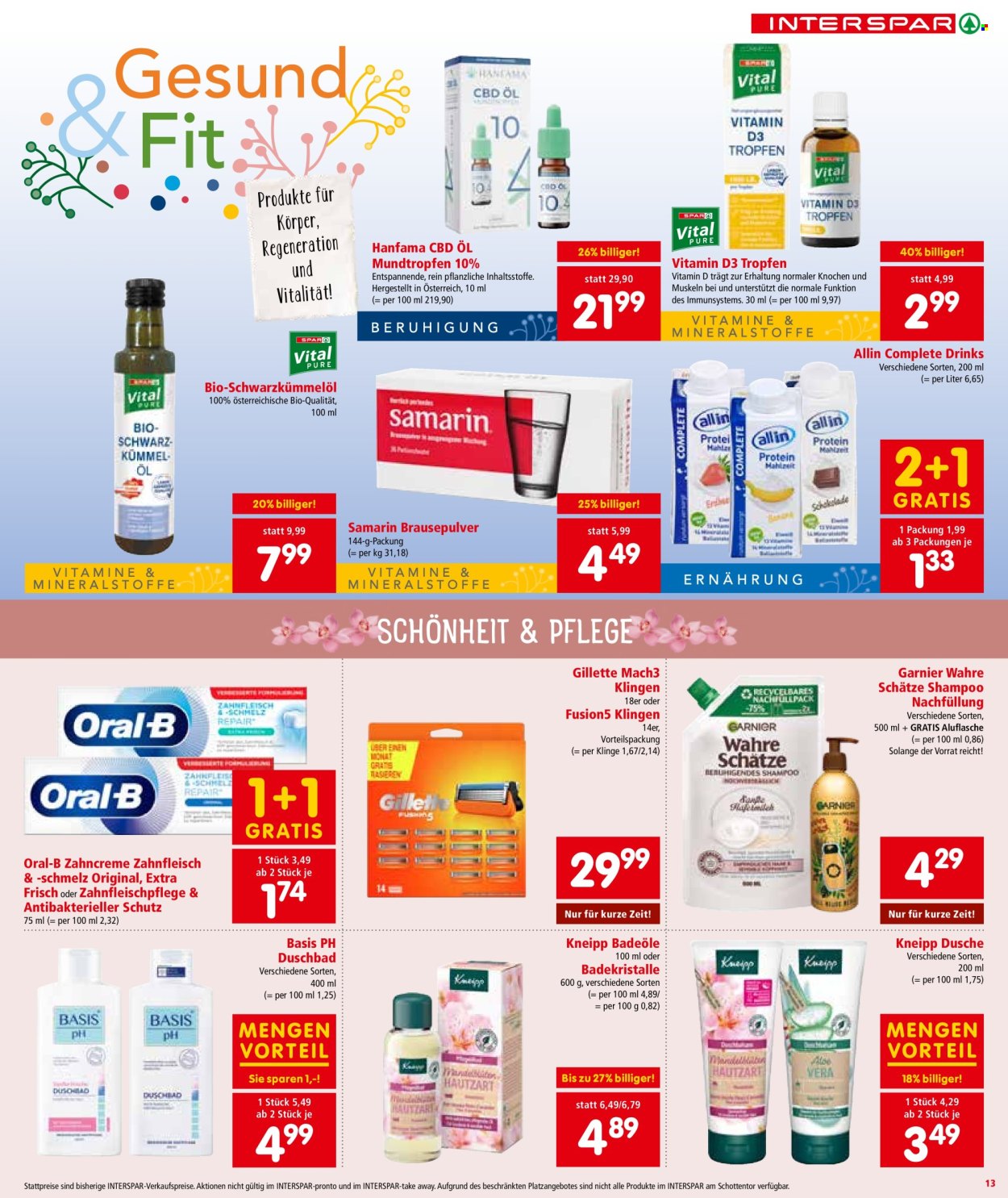 Angebote INTERSPAR - 20.10.2022 - 2.11.2022. Seite 13