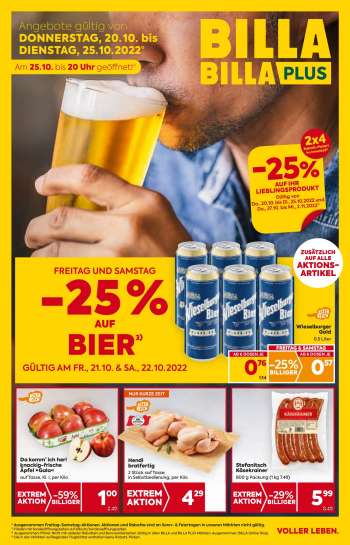 Angebote Billa - 20.10.2022 - 26.10.2022.